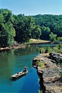 The Kings River in the Arkansas Ozarks serves up some of the state’s most scenic floating and fishing. Photo by Keith Sutton.