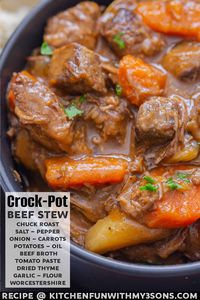 This Slow Cooker Beef Stew is the ultimate comfort food, packed with tender chunks of beef and hearty vegetables simmered in a rich, savory gravy. Everything cooks low and slow in the crock pot, filling your home with mouthwatering aromas while you go about your day. Serve it with crusty bread or creamy mashed potatoes for a cozy, home-cooked meal that’s as satisfying as it is effortless!