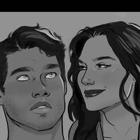 Elizianna on Instagram: "Slide two of Liam and Dianna.  Commission for @author_ambernicole   Book: The Book of Azrael  #bookofazrael #thebookofazrael #ambernicole"