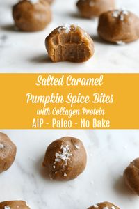 Salted Caramel Pumpkin Spice Bites (AIP/Paleo) * Lichen Paleo, Loving AIP