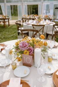 We hope you'll fall in love with the mountain-inspired wedding stationery suite we created for this couple's Lynn Britt Cabin wedding as much as we did. View more photos from this destination wedding on the blog.