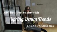 As the first flowers of 2024 show that spring is coming, the fashion world is once again buzzing with excitement. This year, denim shifted from being a basic piece of clothing to a blank canvas for personal expression, thanks to a wave of new ideas that were seen on the stages from Paris to Milan