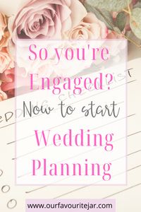 So you’re newly engaged but have no clue where to start, here is part 1 of my guide to wedding planning #wedding #weddingplanningtips #weddingplanningideas