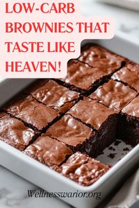 Looking for a rich, chocolatey treat that won’t ruin your keto diet? These keto brownies are fudgy, chewy, and super easy to make! Made with almond flour and sugar-free chocolate, they’re the perfect low-carb dessert. Enjoy them guilt-free with just a few simple ingredients. Great for anyone craving a chocolate fix while sticking to a healthy lifestyle. Save this recipe for a quick and tasty keto dessert that’s ready in under 30 minutes.