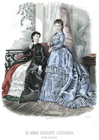 La Moda Elegante Ilustrada 1870