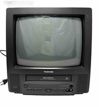 Toshiba MV13L2 13" CRT TV VCR Combo VHS Player Retro Gaming Television No Remote  | eBay