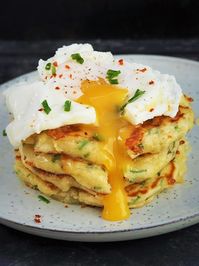 Cheese & Chive Pancakes