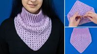 An easy crochet collar/dickey - even a beginner can handle it! - YouTube