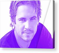 Paul Walker Acrylic Print featuring the mixed media Paul Walker by Marvin Blaine