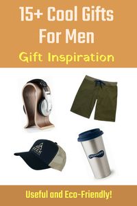 Need gift inspiration for the man in your life? How about 15+ cool gifts for men that they will actually like? From trucker hats to stainless steel coffee cups to real wood headphone stands to organic cotton board shorts, every item is useful and eco-friendly. Click now to get inspired by the Earth Hero catalogue. #EcoTourLinQ #giftinspiration #giftideas #giftsformen #giftsforhim #coolgiftideas #giftsfordad #giftsforboyfriend #ecofriendlygifts #affiliate