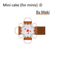 Papercraft Mini Cakey Cake