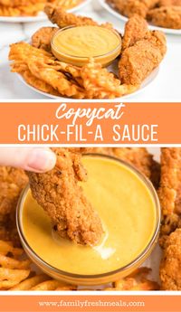 Copycat Chick Fil A Sauce - Family Fresh Meals