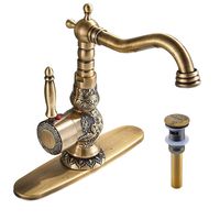 GATESUER Single Hole Faucet Single-handle Bathroom Faucet with Drain Assembly | Wayfair