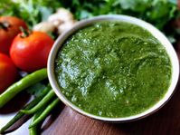 Coriander Tomato Chutney Recipe Step By Step Instructions