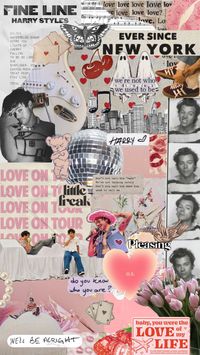 #wallpaper #music #harrystyles #harrystylesshuffle #pink #wallpapercollage #harrystylesaesthetic