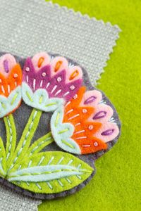 This craft kit combines applique and embroidery to create a stunning felt craft brooch. Follow the detailed instructions designed for beginners and create your very own flower brooch, or get creative and turn it into a patch, keyring or magnet! Each kit contains: 10cm square sheets of wool mix felt in a mix of colors, DMC embroidery thread in a variety of colors, Embroidery needle, Pins, Brooch back, Re-usable templates, Stitching and color guides ‘Introduction to Felt Craft’ booklet. You will a