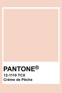 Pantone Crème De Pêche