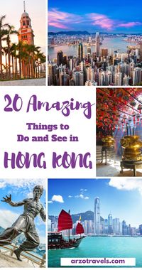 Visit amazing Hong Kong and find out which places should be on your itinerary. 20 places to visit in 4 days.