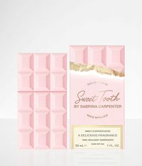 Sabrina Carpenter Sweet Tooth Fragrance - , Women's Pink Women's 1oz Eau de Parfum spray fragrance Top notes: Bergamot Candied ginger Chocolate marshmallow Heart notes: Jasmine petals Coconut milk Vanilla Base notes: Cashmere wood Chantilly cream Sugared musks Due to the contents of this product this item is only available via Ground Shipping No shipping to Alaska Hawaii international locations USterritories APO/FPO addresses or P.O.Boxes. Ingredients: Alcohol Denat. Fragrance (Parfum) Water (Aq