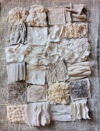 {inspiration} absolutely love the wonderful texture created in this beautiful neutral palette