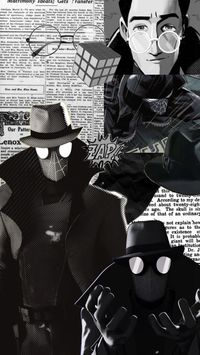 Spider- man noir 🖤🔗🎥♟️ #spidermanacrossthespiderverse #spidermanaesthetic #spidermannoir #spidermanaesthetic #spidermanintothespiderverse #darkcollage #blackcollage #spidermancollage