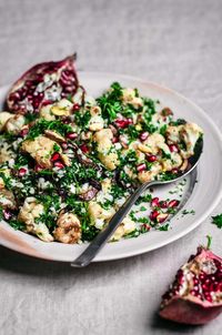 Cauliflower, Pomegranate, and Pistachio Salad from Ottolenghi Simple | Occasionally Eggs