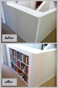 Beforeafterhallshelves