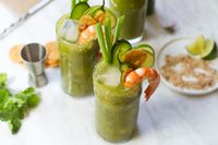 I’ve been obsessed with all things verde lately, ever since returning from my trip to Baja California, be it salsa verde or Aguachile Verde. So, naturally, when I created a twist on a Bloody Mary for my fellow Californians at Hangar 1 Vodka, I went verde and made th...