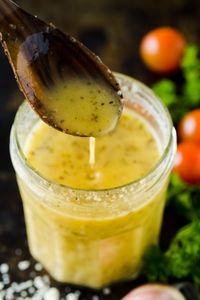 Homemade Italian Dressing is way better storebought with the best ingredients! This zesty and creamy Italian Dressing Recipe will make you love salad!