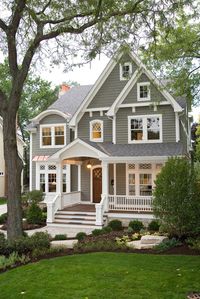 Front porch that only spans 1/2 of the house.