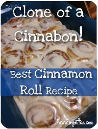 Easy Homemade Cinnamon Roll Recipe – Clone of a Cinnabon!