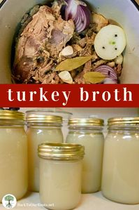 HOW TO MAKE TURKEY BONE BROTH: After the bird is picked clean, put the bones to good use and make some nourishing turkey bone broth.