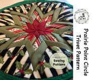 Learn how to make a prairie point circle trivet with this easy to follow pdf pattern. The pattern features step-by-step instructions with clear pictures. This project can be completed by beginner sewers in 1-2 hours (including time to cut material). Not only are these trivets cute, but they are full of texture and work well to protect your counter tops from hot pots and pans. These trivets also make a wonderful homemade gift for Christmas or birthday occasions!  Sewer level: Beginner (EASY)  Tim