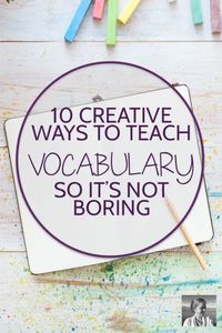 067: 10 Creative Ways to Teach Vocabulary - Spark Creativity