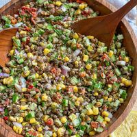 The Best Lentil Salad - Jackfruitful Kitchen