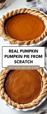 Whip up a slice of nostalgia with this Real Pumpkin Pumpkin Pie from Scratch! It’s full of rich, homemade flavor—perfect for impressing your guests during the holidays or any cozy fall gathering.