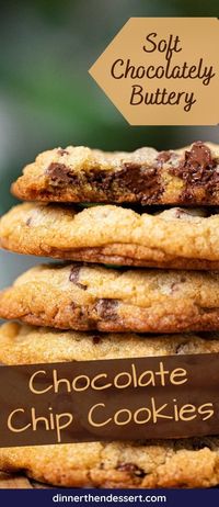 Chocolate Chip Cookies are the most popular cookie for a reason! Buttery, soft with the perfect amount of chocolate chips, in only 20 minutes!