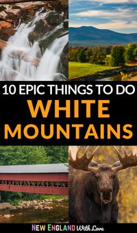 There are so many active and fun things to do in the White Mountains of New Hampshire! To help you narrow it down, we've put together a White Mountains bucket list, featuring 10 of the essential things to do in the region.