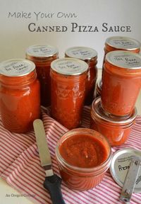 Make Your Own Canned Pizza Sauce! An Oregon Cottage