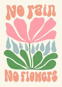 No Rain. No Flowers Poster