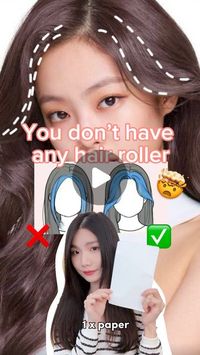 韵琁 Daisy | beauty + hairstyles ❀˖° on Instagram‎: "Quick way to style curtain bangs when you don’t have any hair rollers/curling tools (๑˃̵ᴗ˂̵)و Save and share if you find this type of reel helpful💕💕 
.
.
#hair #hairtutorial #haircurls #hairstyles #explore"‎