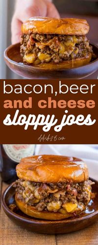 Bacon, Beer and Cheese Sloppy Joes - Delish28