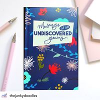 Brand new at The Janky Doodles! Check out this awesome journal/sketchbook and start recording all of your brillant ideas for 2021! Free Shipping in the US!