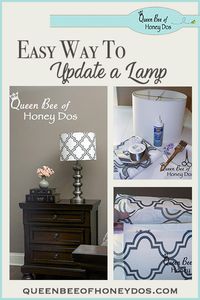 How to DIY a Lampshade Makeover - An easy upgrade on basic decor!