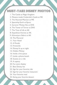 Must-take Disney Photos