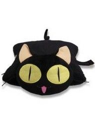 Trigun - Kuro Neko Cat Plush Pillow Pet WHERE HAS THIS BEEN MY WHOLE LIFE?!