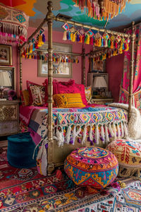 Create your dreamy boho bedroom with these inspiring ideas! Embrace natural textures, vibrant colors, and cozy textiles to bring a laid-back, free-spirited vibe to your space. From woven wall hangings to layered rugs, there are endless ways to infuse bohemian charm into your bedroom decor. Get ready to relax in style!