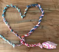 how to make fabric scrap twine