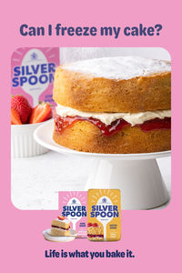 Silver Spoon is bringing all the Victoria Sponge Cake tips and tricks. Learn how to freeze a cake before decorating and how to defrost frozen cake - the perfect cake tips for beginners. 