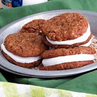 Even if you don't have to eat gluten-free, you're going to love these homemade oatmeal cream pies. You can use regular oats if you're not on a gluten-free diet (if you are, be sure to buy purity protocol certified gluten-free oats, though, since oats can be contaminated in processing with gluten ingredients). The oats and oat flour really give them the flavor of the original snack cakes. And if you're not able to find oat flour, it's so easy to make your own using your food processor to reduce w